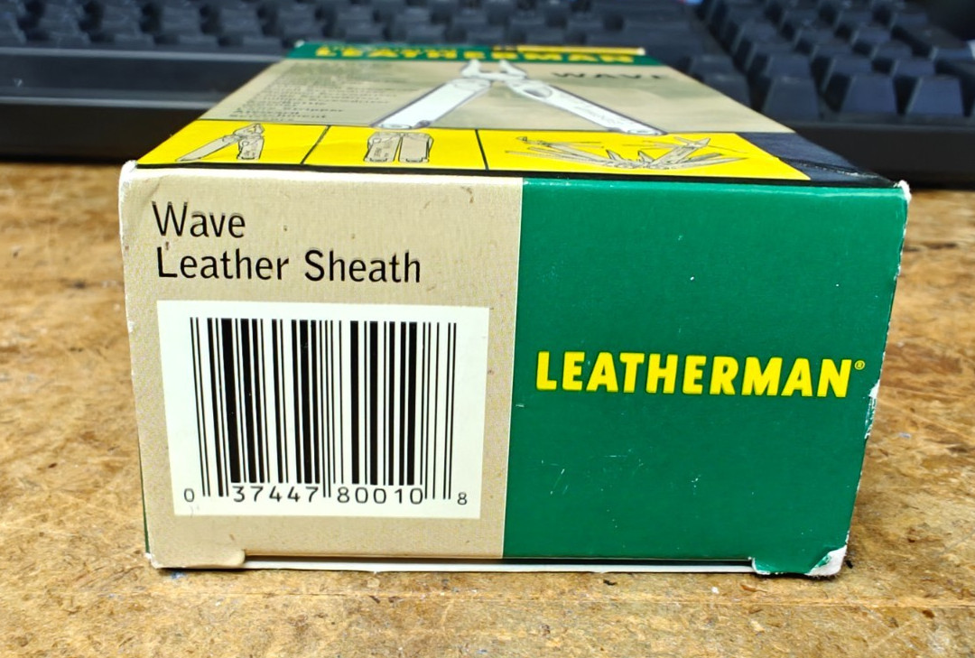 Leatherman Original Wave Leather Sheath 1st Generation Multitool Box Complete