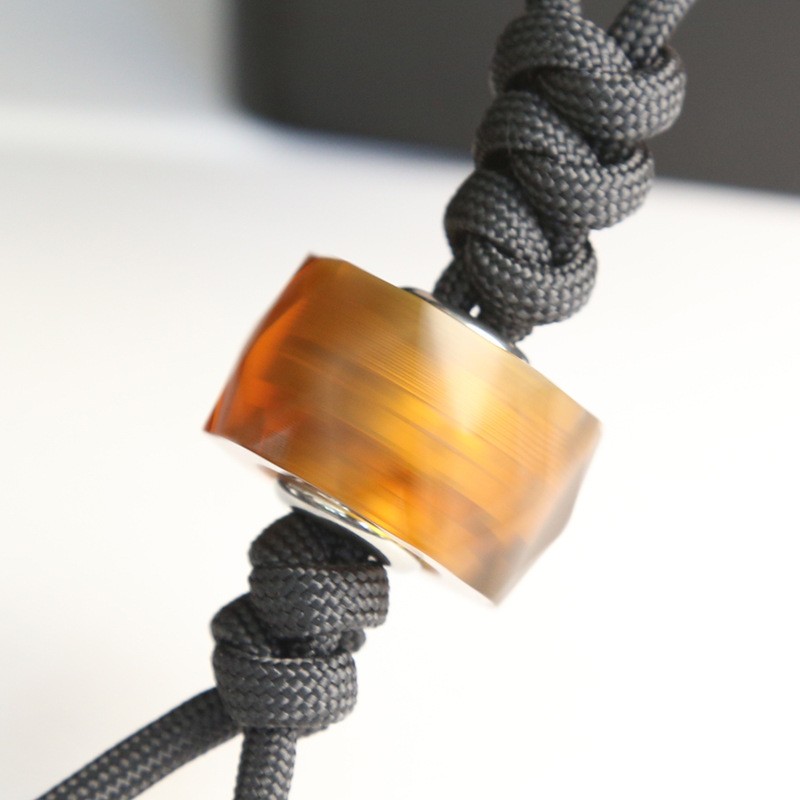 EDC Knife Lanyard Bead Titanium+ PEI Necklace Paracord Pendant Bracelet Making
