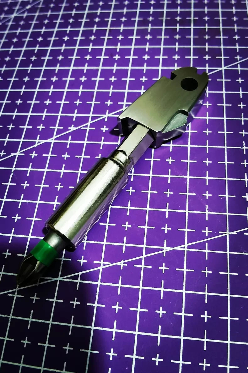 Bit Holder Adapter for Leatherman Surge Flat 1/4 Bit Stainless Mod