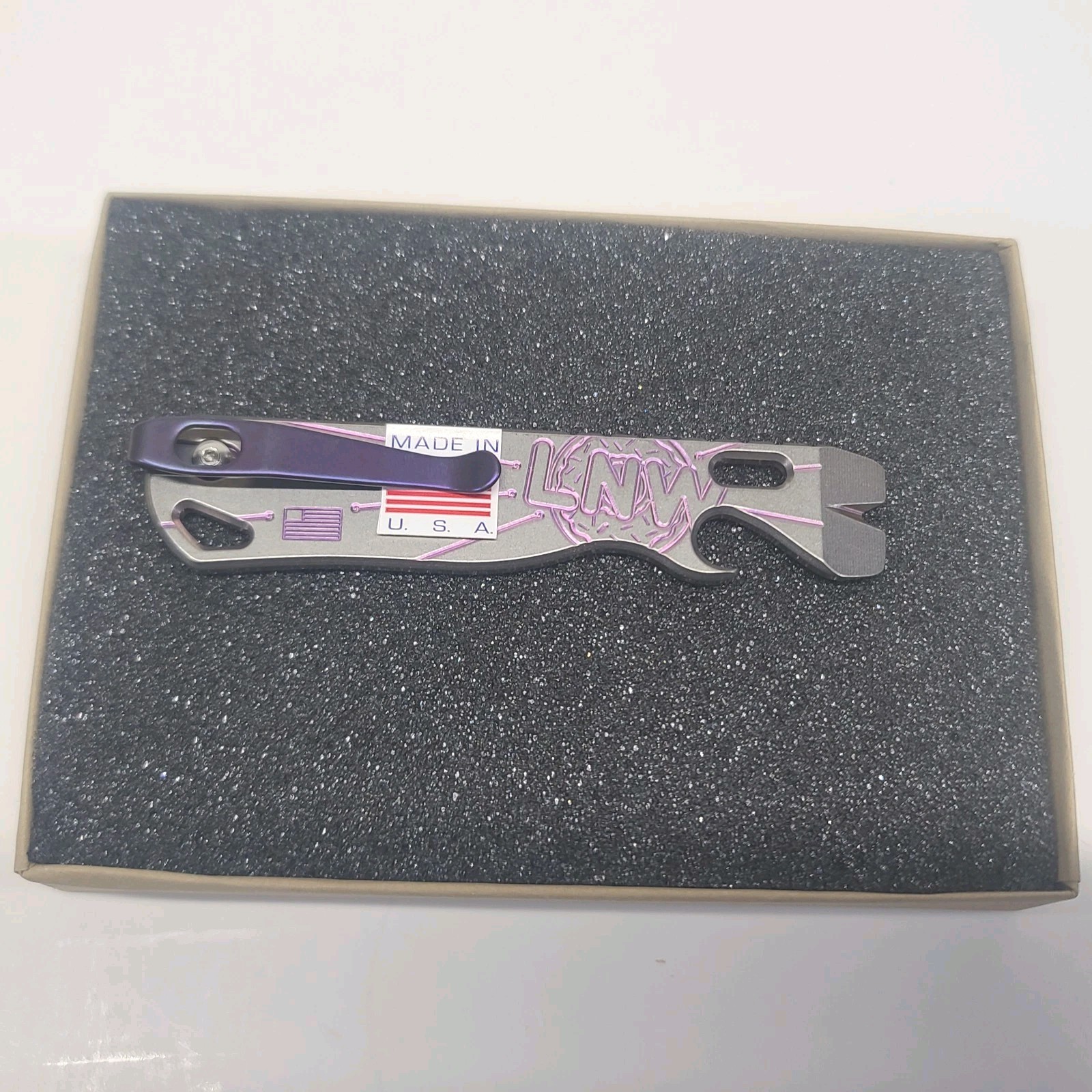 Lynch Northwest Prybar Donut Dagger D1.1 S1 6/50 Mint Condition