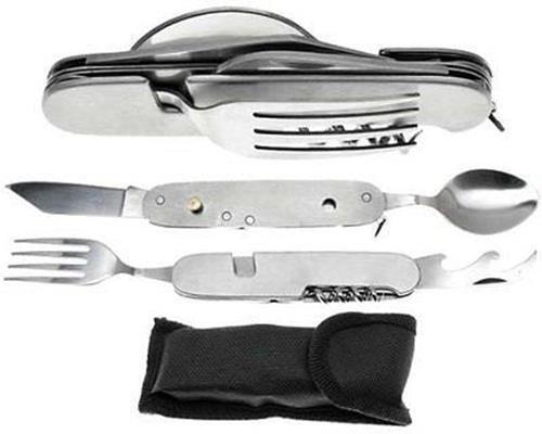 Folding Stainless Steel Camping Utensil Tool