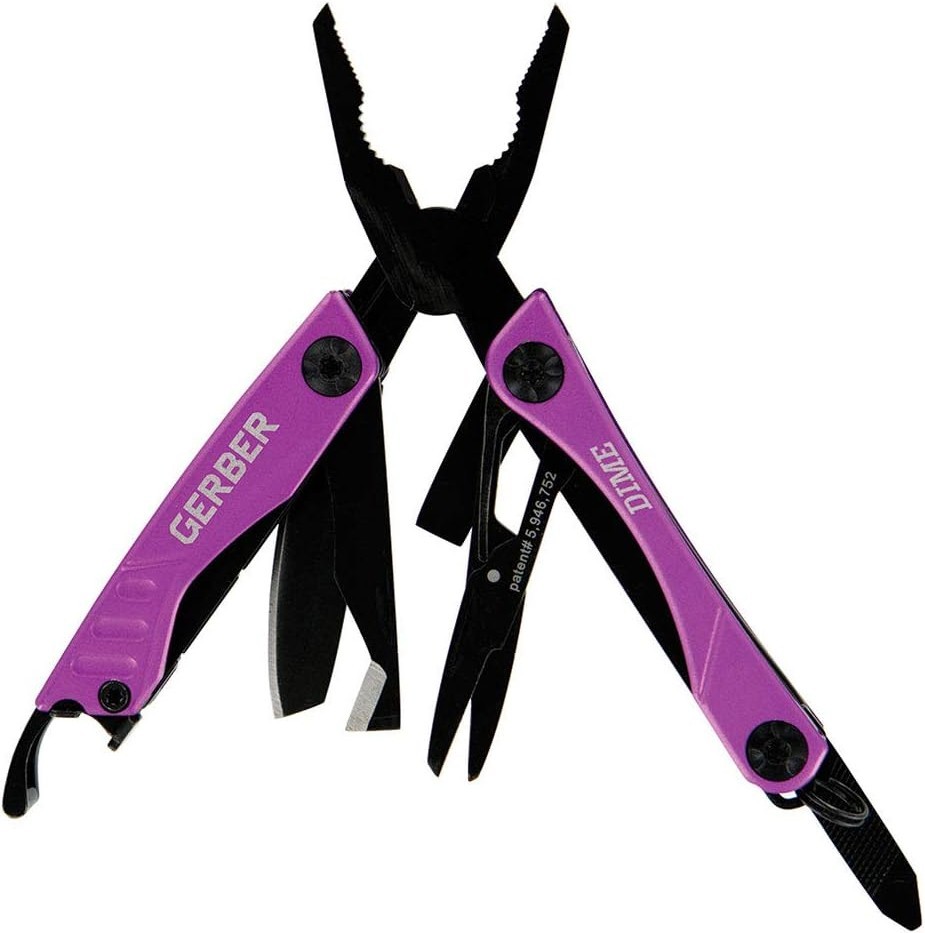 RARE PURPLE- Genuine GERBER DIME Discontinued New Old stock EDC Micra Tool