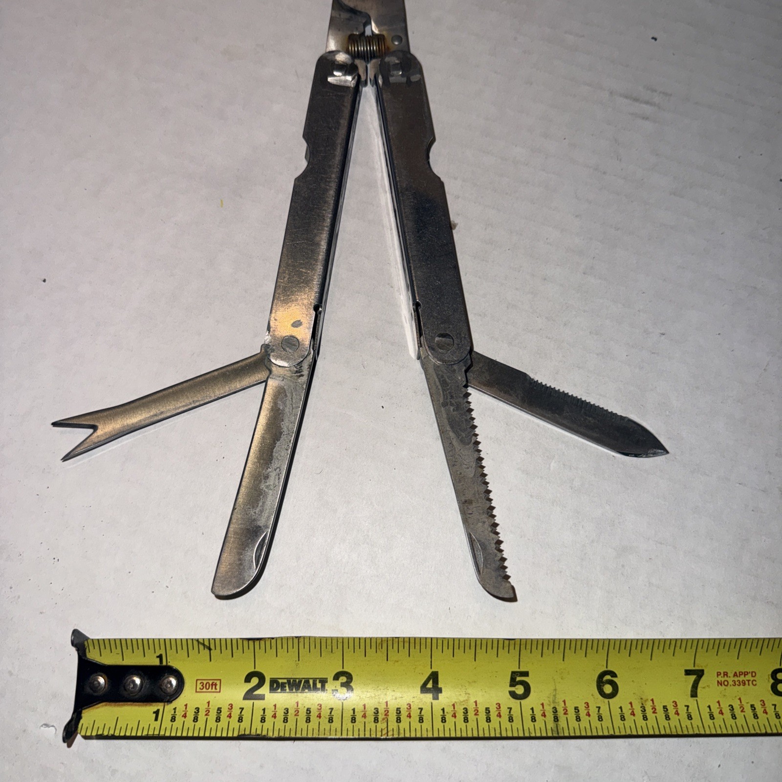 Multi Tool Lot Of 7 Small to medium size UST Ozark Trail Trim Sheffield Rusty !!