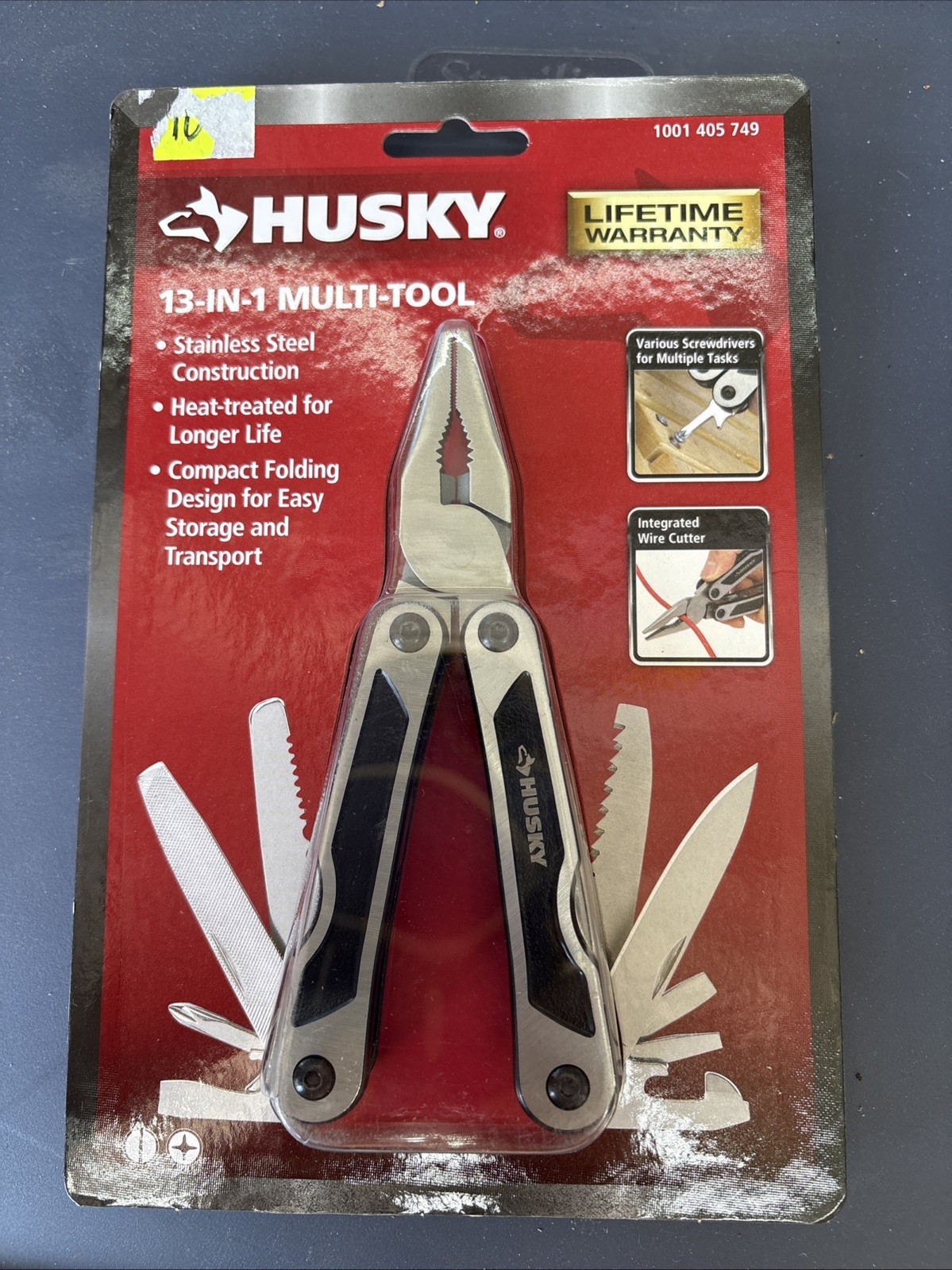 Husky 13-in-1 Multi-Tool Stainless Steel – Guaranteed New