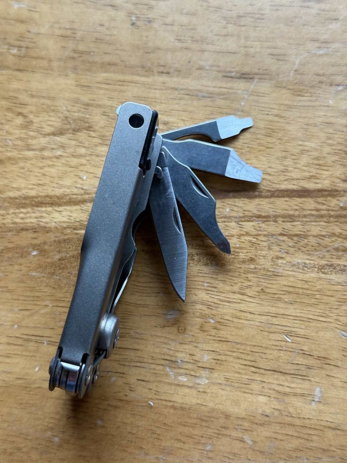 Schrade Tough Chip ST2 USA Compact Multitool Used Stainless
