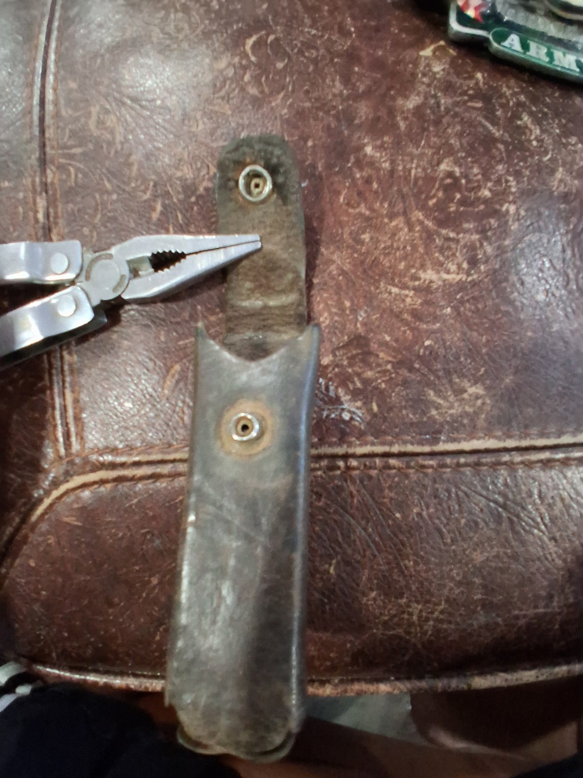 ORIGINAL LEATHERMAN TOOL ” POCKET SURVIVAL TOOL” PORTLAND OR. US PATENT 4238862