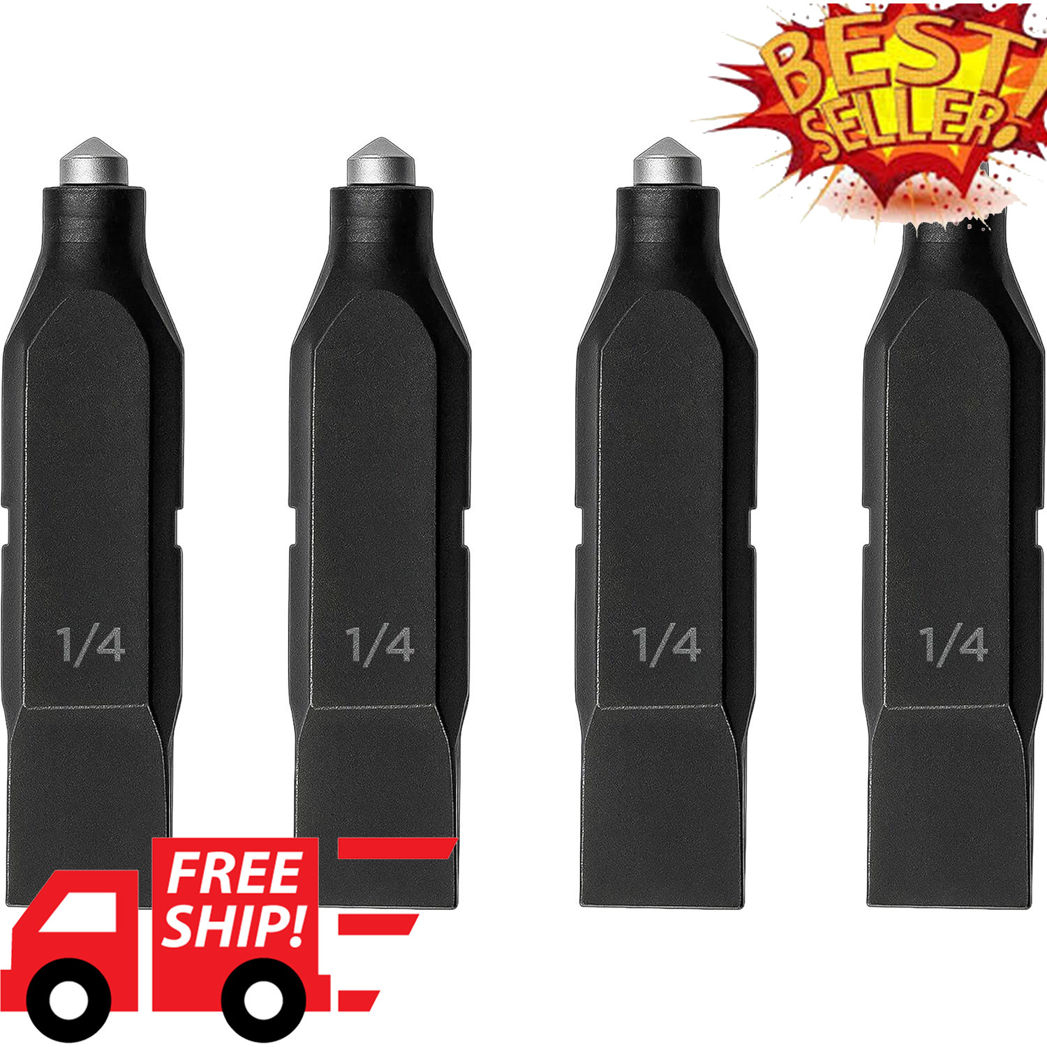 4x Tungsten Carbide Glass Breaker Bits for Leatherman Multi-Tools