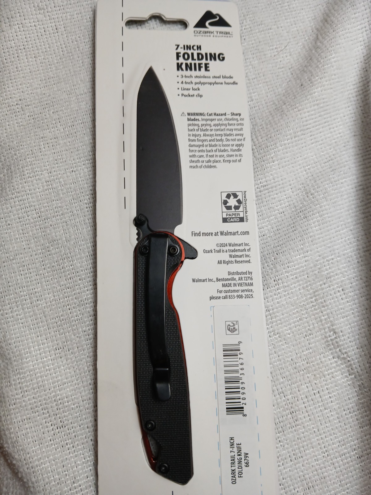 Gerber Dime Multi-Tool 12 Tools Ozark Trail Folding Knife Black Stainless Steel