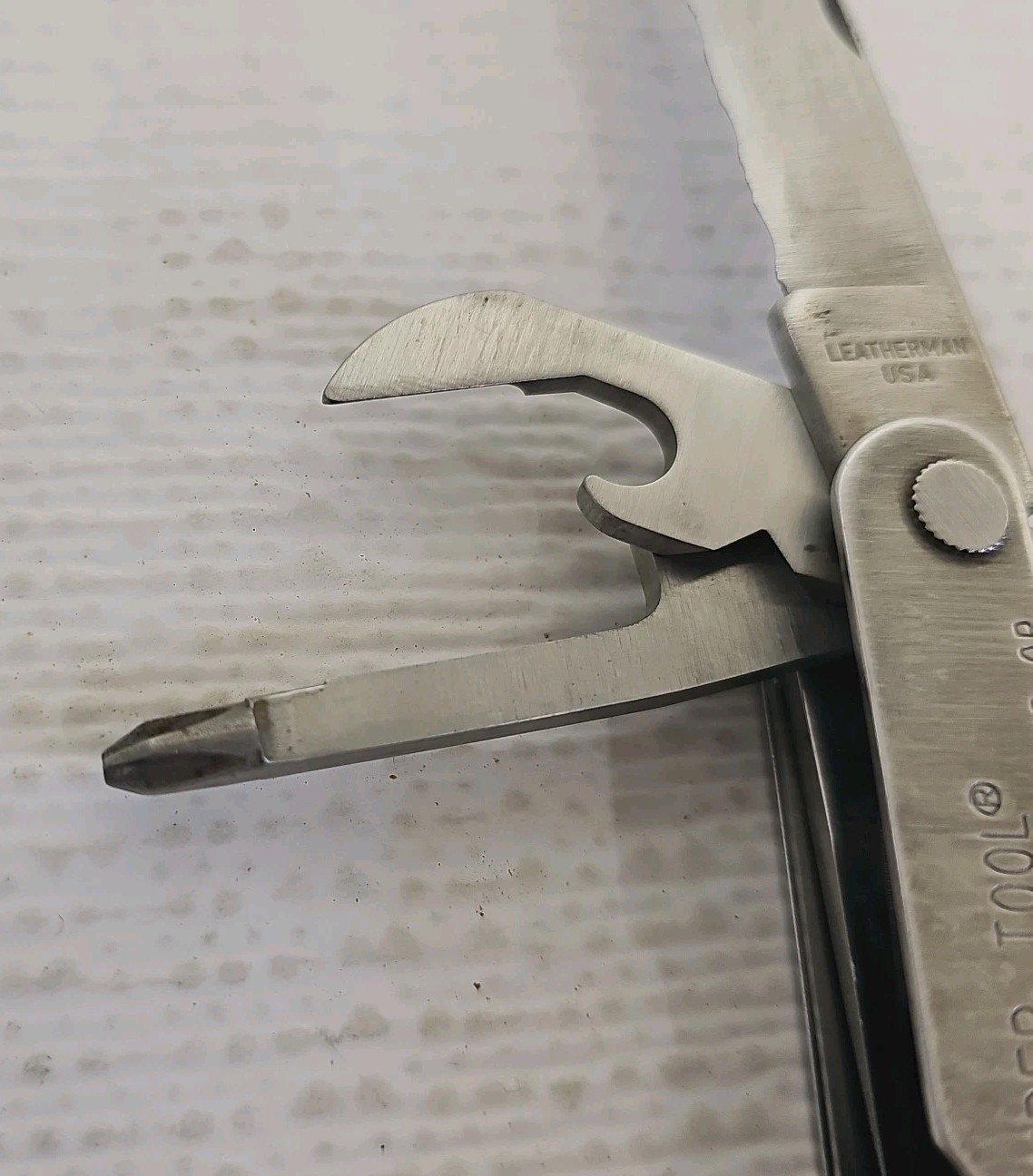 Vintage Leatherman SuperTool Pat Pend USA Stainless Steel Multi-Tool 10 In 1