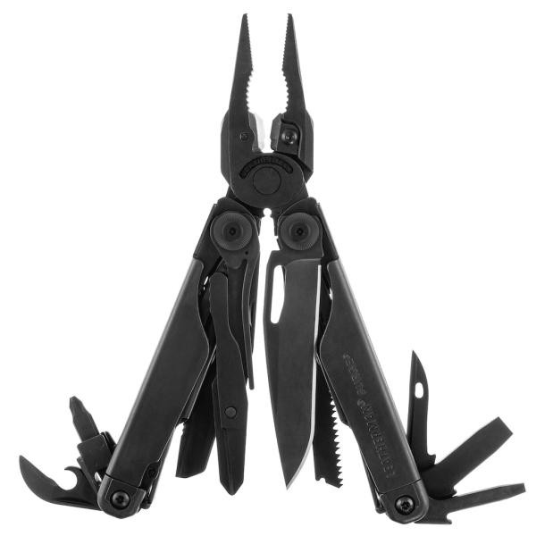 Leatherman Surge Black | 21 Function Multitool | Includes Nylon Holster