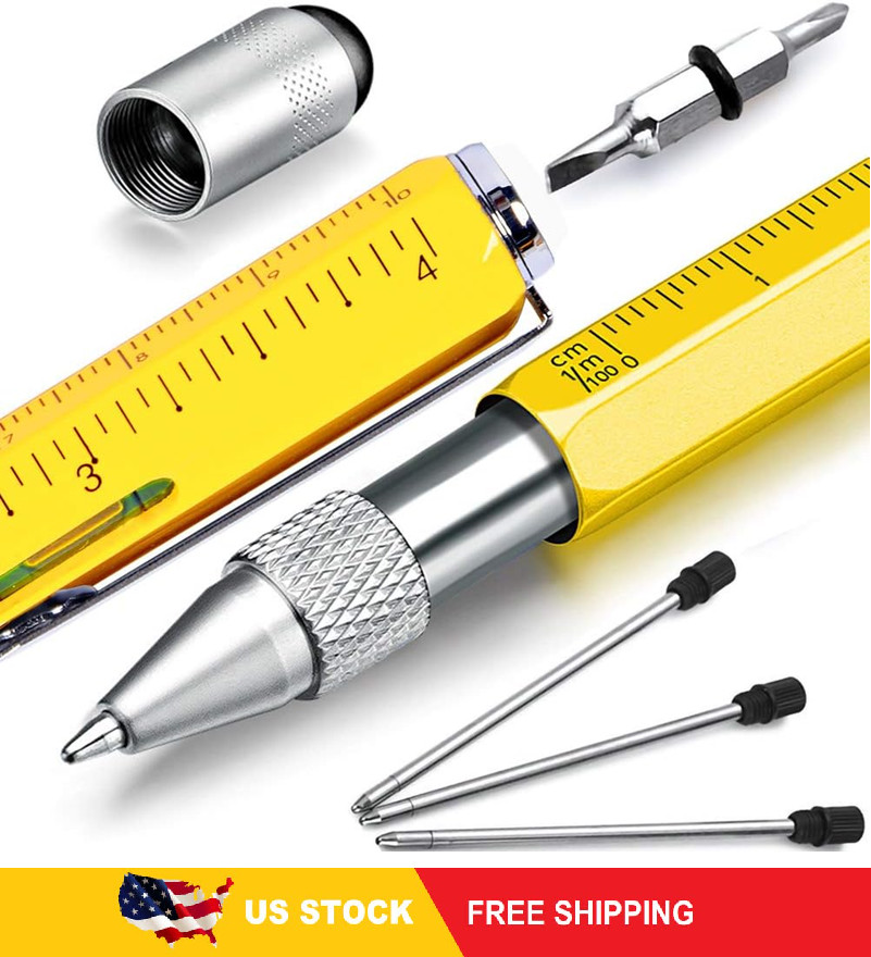 Dad Gifts for Fathers Day,Hongred 6in1 Multitool Pen,Stocking Stuffers for men..