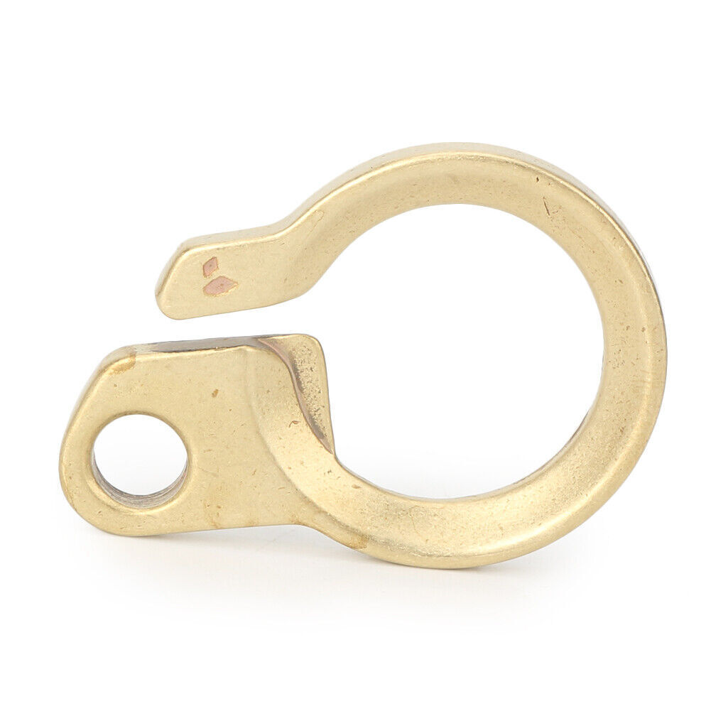 Gold Key Chain Carabiner Bottle Opener Tool EDC Outdoor Solid Brass New