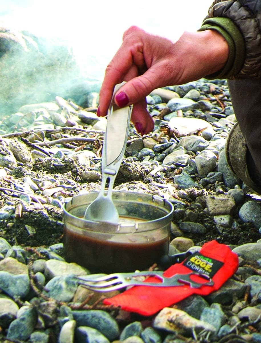 ChowPal Mealtime Multitool W/ Folding Knife Fork Spoon Bottle Opener Can Opener