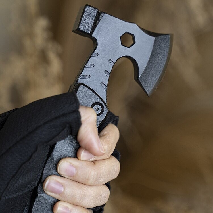 Best Multi Function Purpose Axe Hatchet Hammer Knife Tool Camping Survival Steel