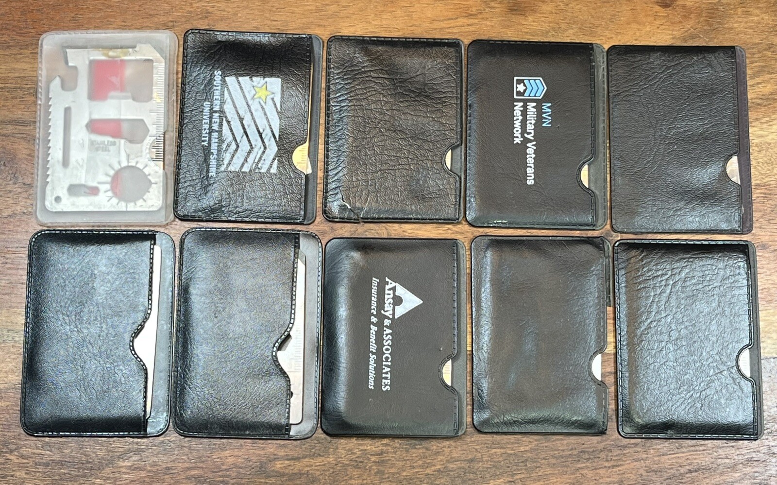 11n1 Multi Function Survival Pocket Card Tool Camping Emergency Gear (Lot of 10)