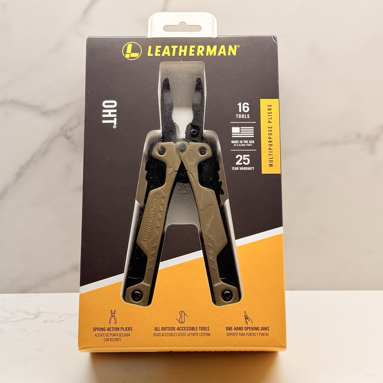 Leatherman OHT Coyote Tan/Brown. New in a sealed shell Collector Grade Item