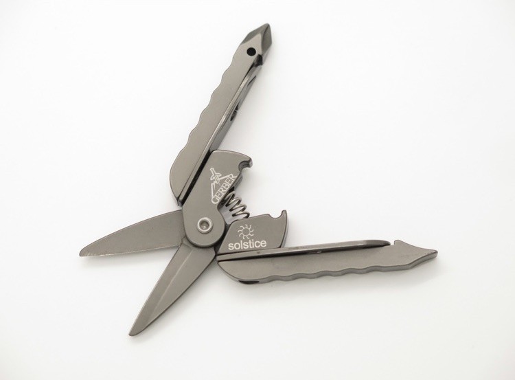 Vtg 2000s Gerber Solstice 2.37″Stainless Steel Multi Tool FoldingPocket Knife