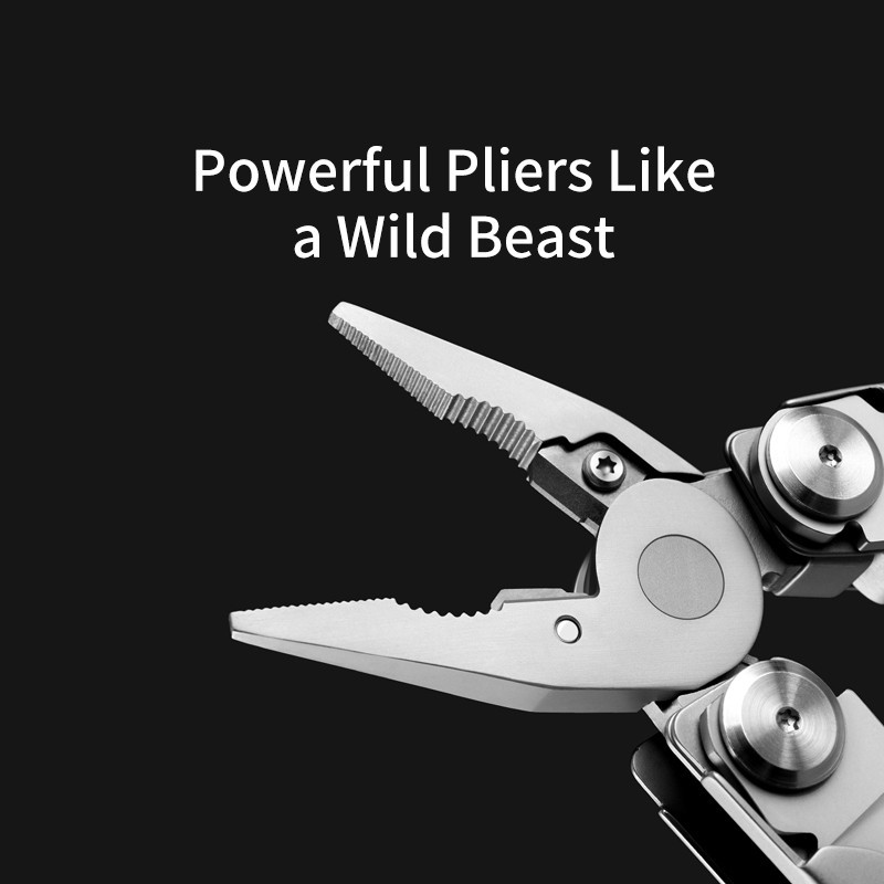 NexTool Flagship Max Multitool Essential Tools w/Sandblasted Stainless Handles