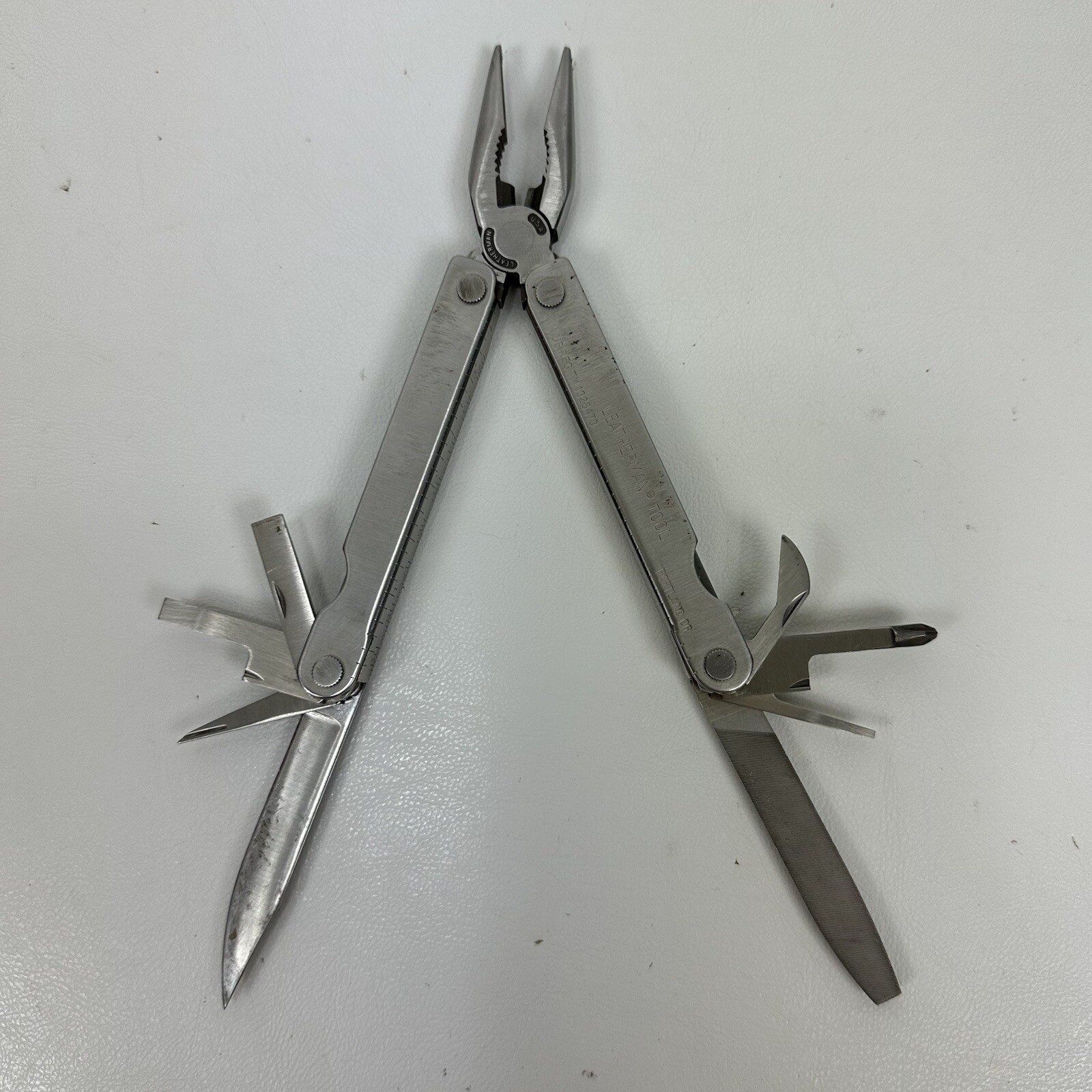 Leatherman Multi Tool Portland OR TM 1325473 With Pouch USA Vintage Original