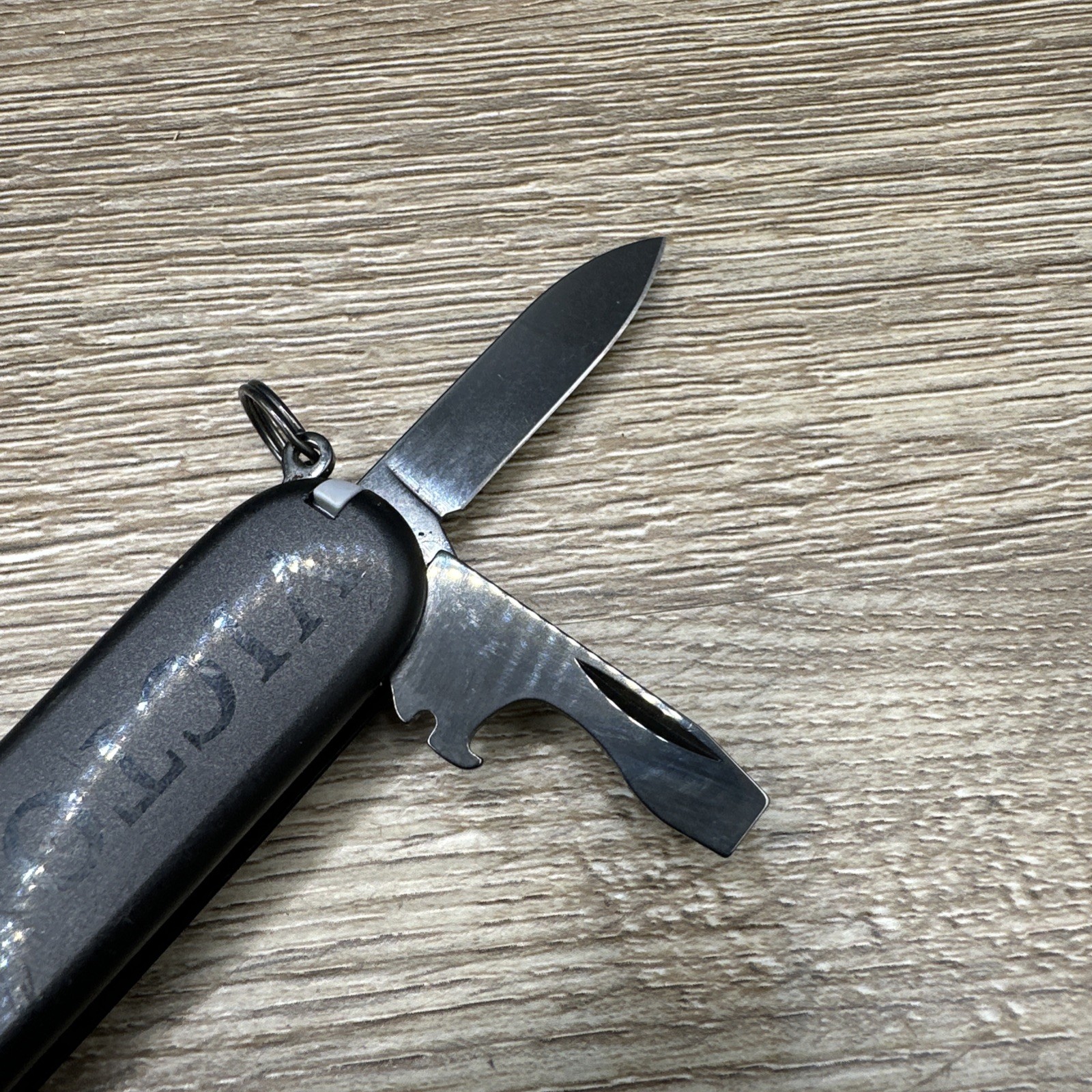 Victorinox Swiss Army Knife Onyx Monochrome Black Spartan Folding Knife EDC