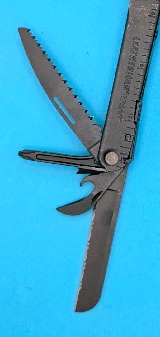 Leatherman Rebar Multi-Tool! Free Shipping! BLACK OXIDE! *SHEL CVCF*
