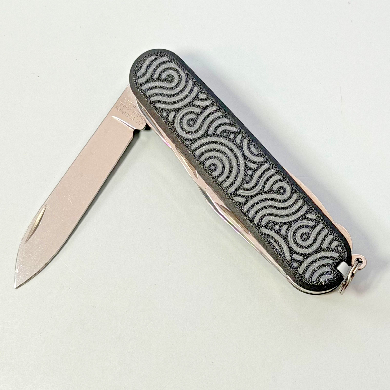 Victorinox Huntsman RedEdge Signature Series Gray Circle Custom Scales