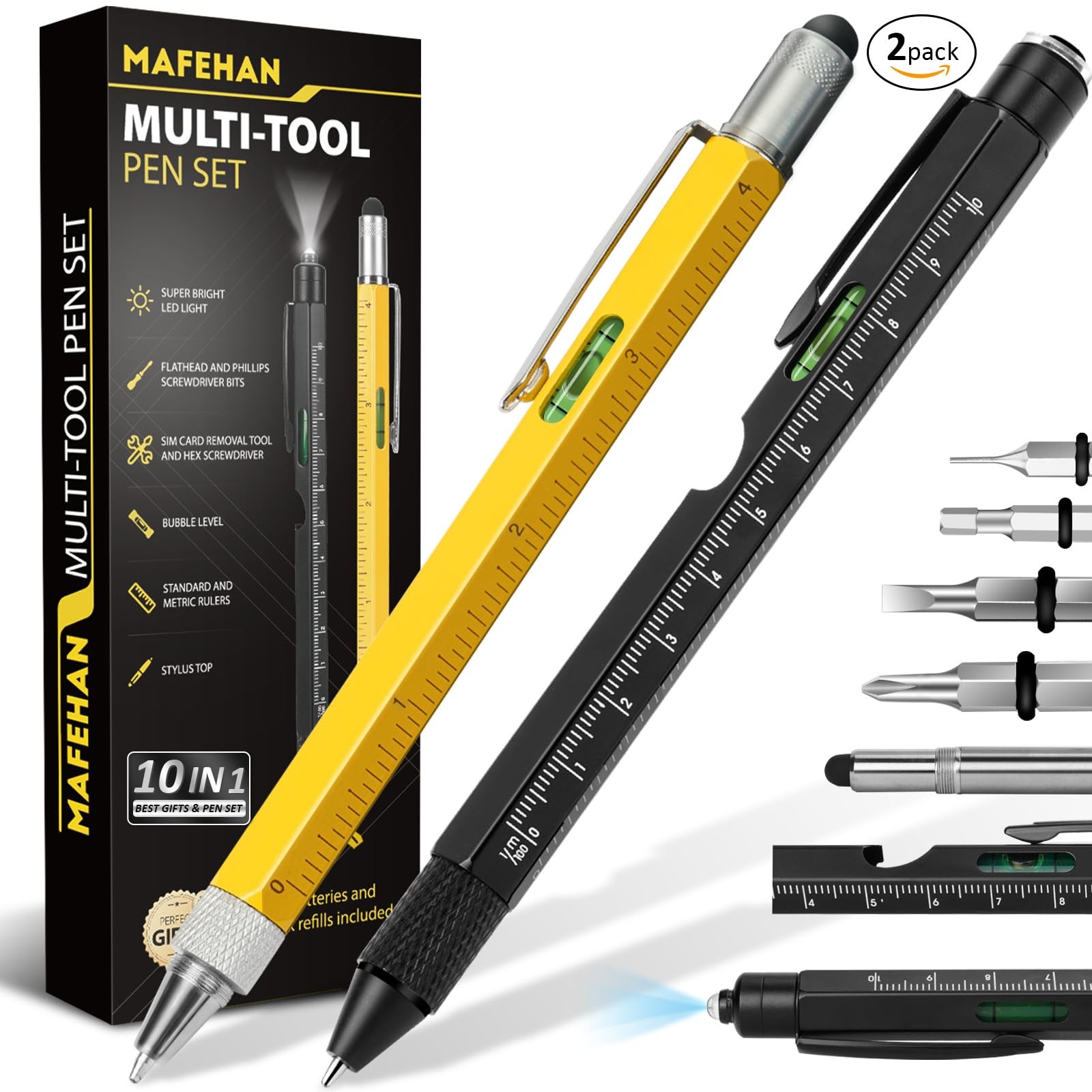 Christmas Gifts For Men 10 In 1 Multi Tool Pen Set Gifts For Dad Men Grandpa Sto