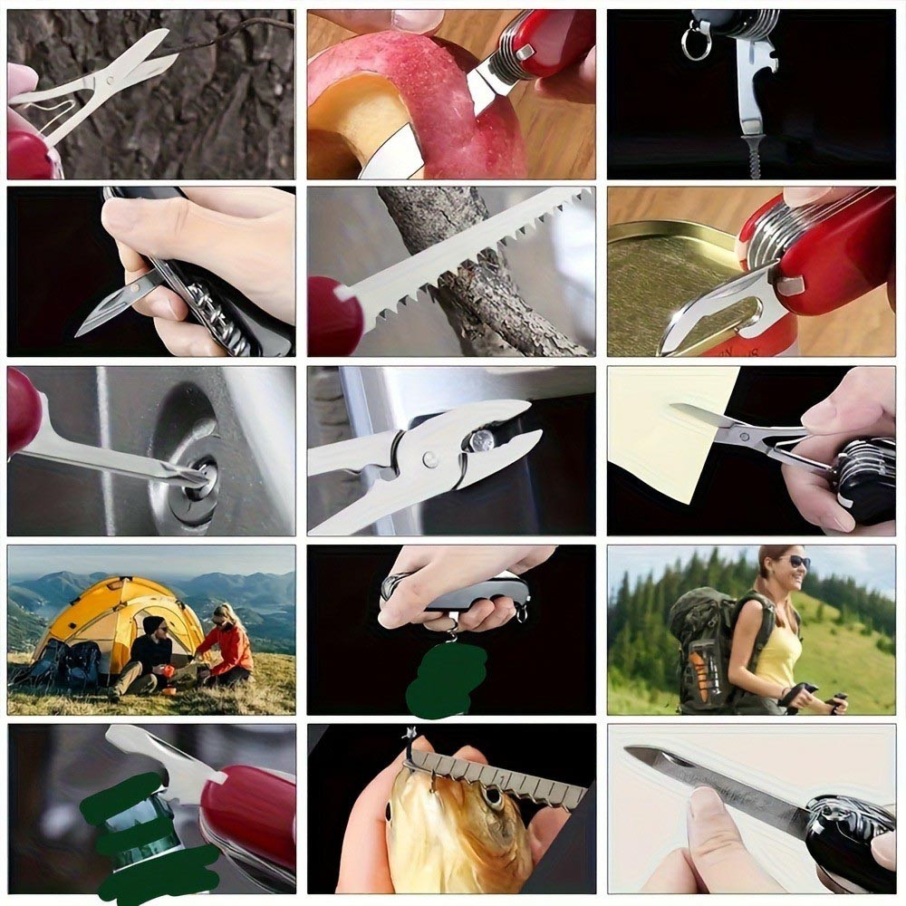 Portable Multi-Functional Sturdy Lightweight 17-in-1 Ultimate Multipurpose Tools