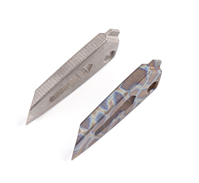 Mini Titanium Alloy Pry Bar Crowbar EDC Multi Tools Wrench Screwdriver Keychain