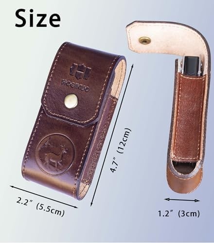 Leather Multitool Sheath，Multi Tool Holster for Leatherman, Gerber, SOG and Simi