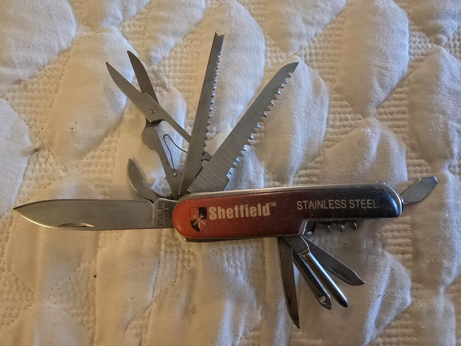 Sheffield Multitool Set 4 Piece Missing 2 Pieces Stainless Steel Original Box