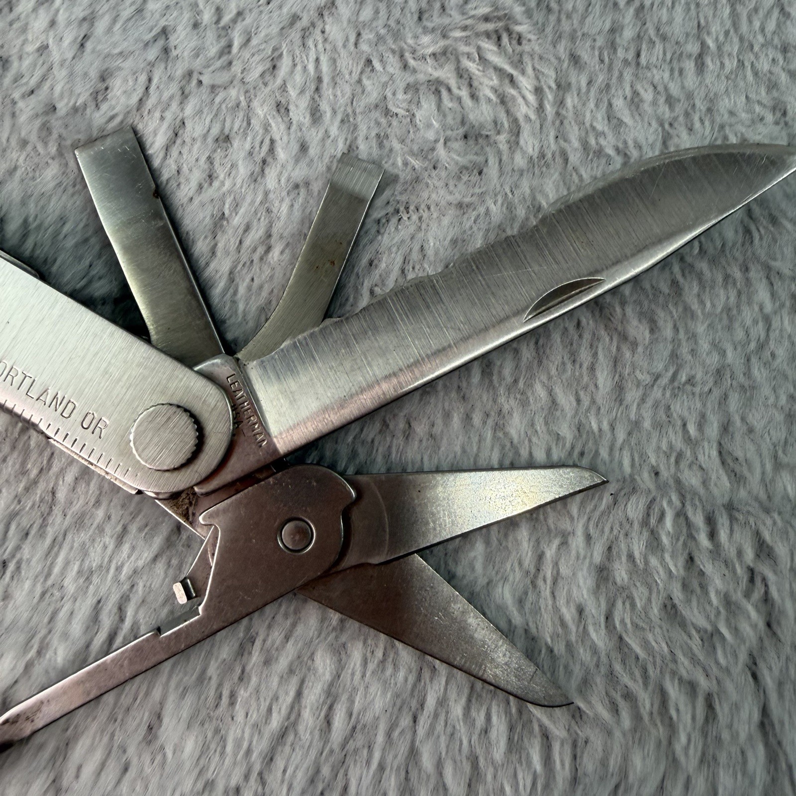 Vtg Leatherman Multi Tool 1998 0898 Stainless Steel Portland OR B487