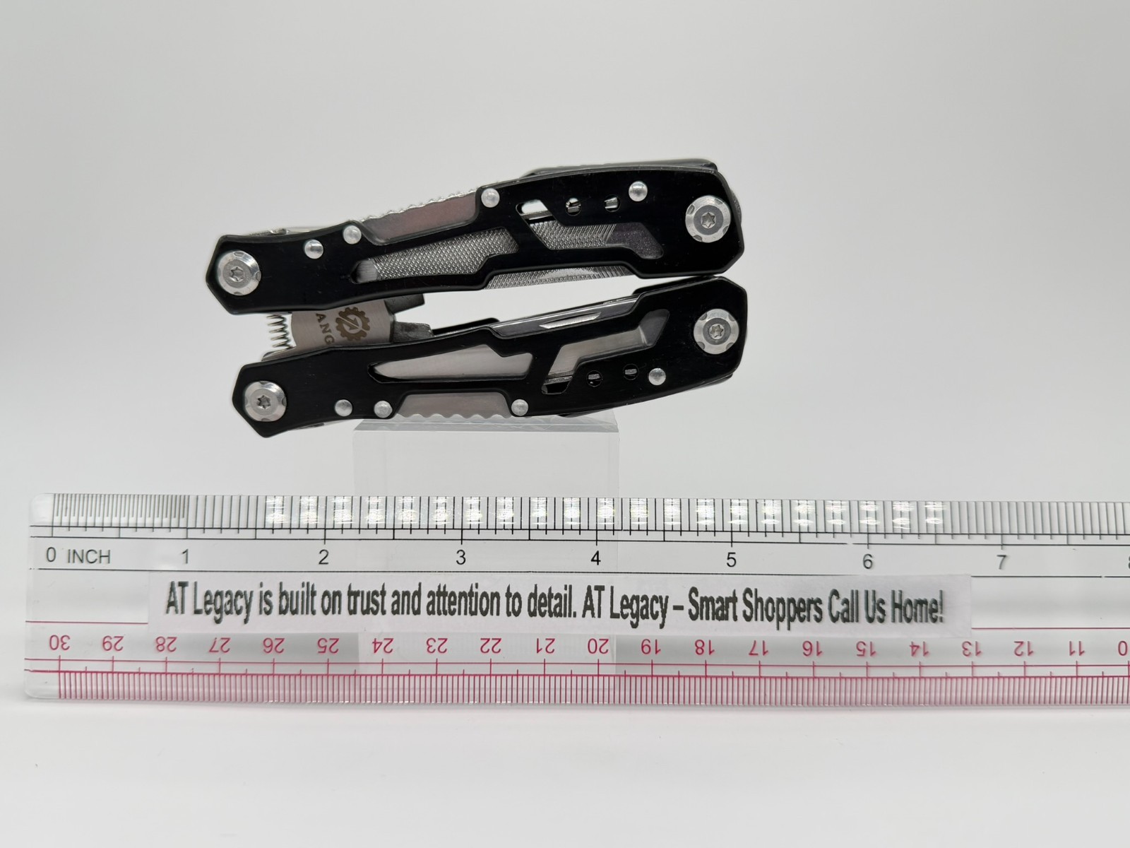 FANGFO 15-in-1 Multi-Tool Black Skeletonized Heavy Duty Pocket Pliers EDC Tool