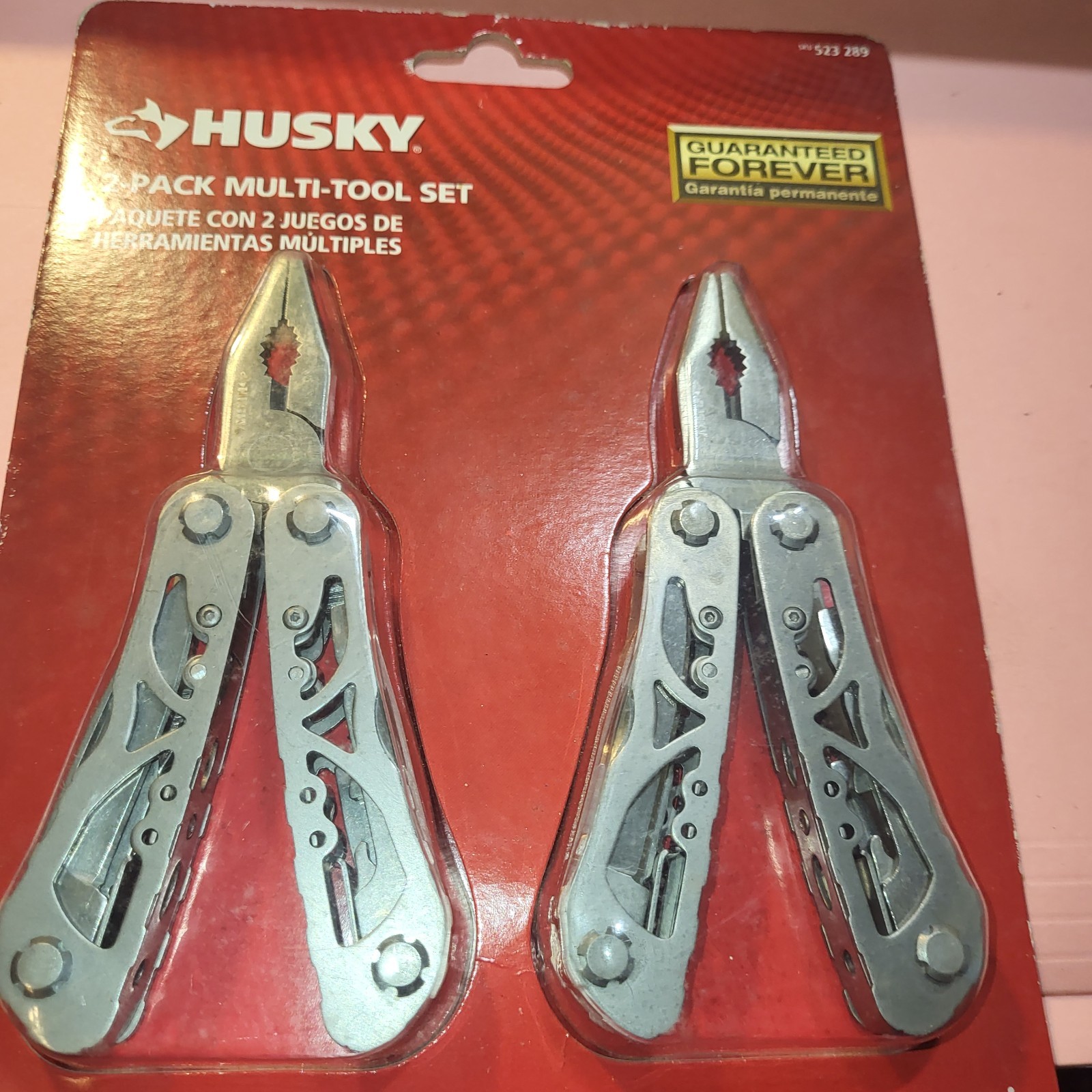 Husky 2-Pack Multi-Tool Set in New in the Package Condition 523 289