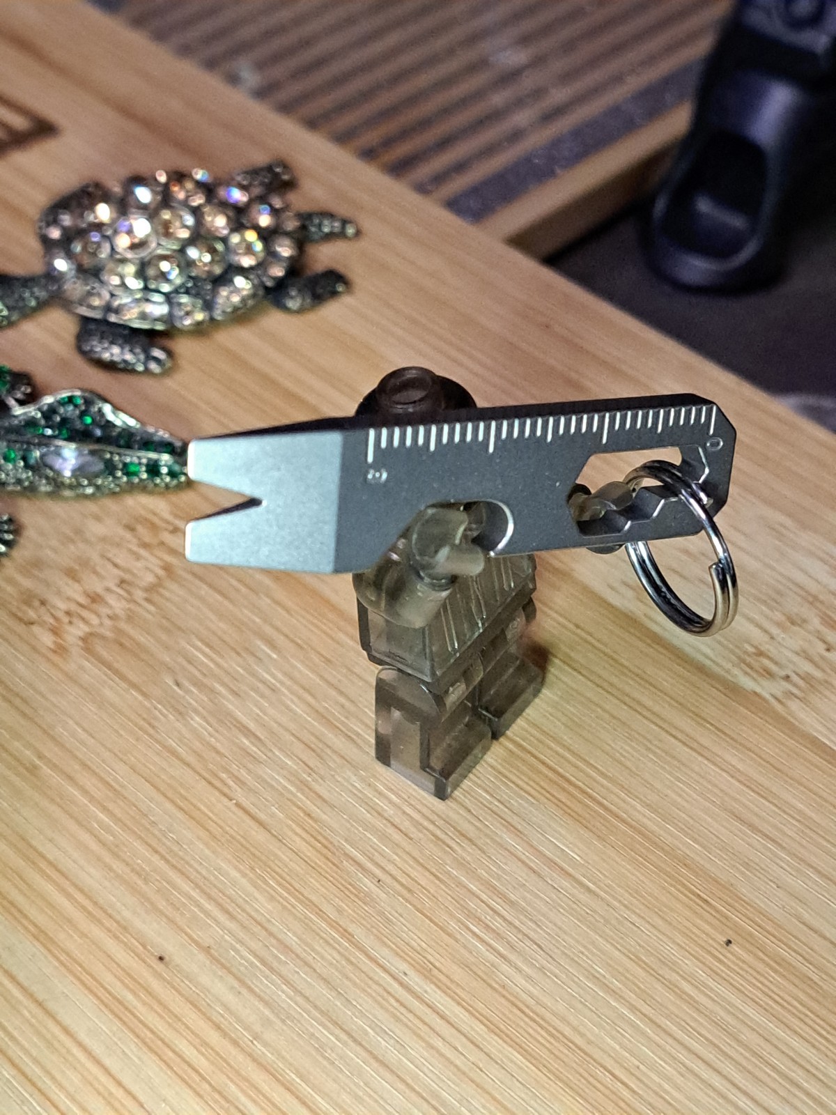 MINIMALIST EDC TITANIUM KEYCHAIN MULTI-TOOL BOTTLE OPENER