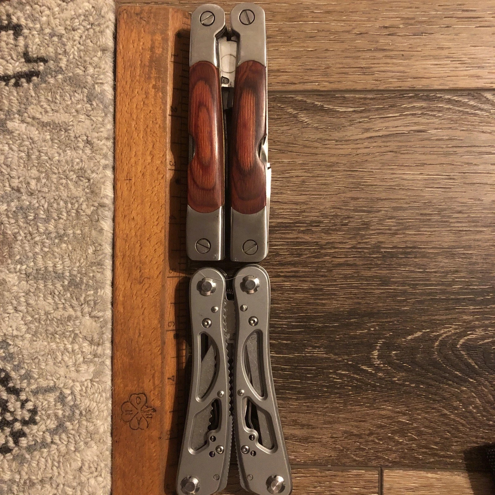 Lot of 2 Winchester Multi-Tools: Winframe & 2CR Wood Handle with Sheaths & Bits