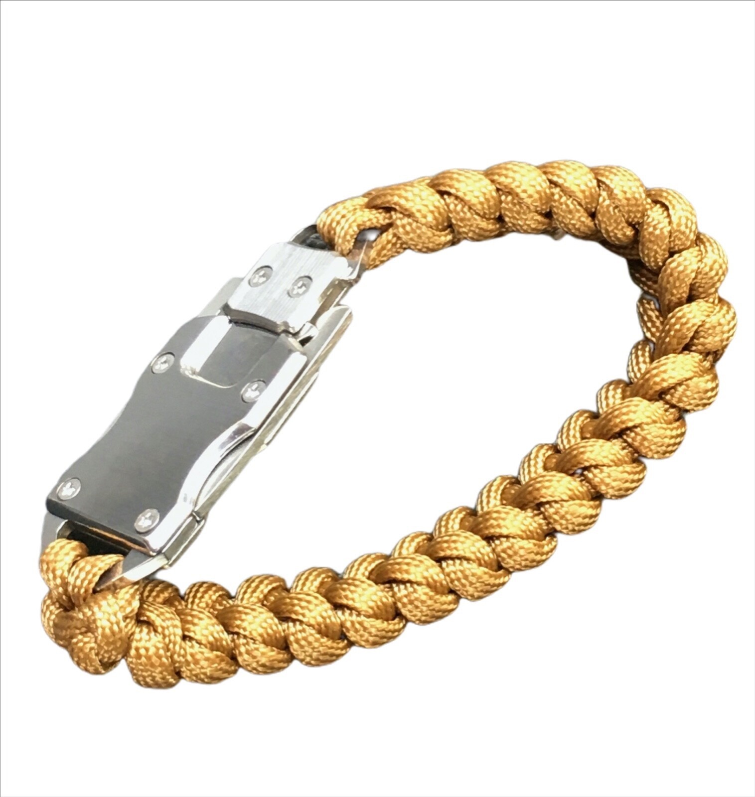 Paracord Emergency Tactical EDC Survival Knife Bracelet, Copper, BR1 New