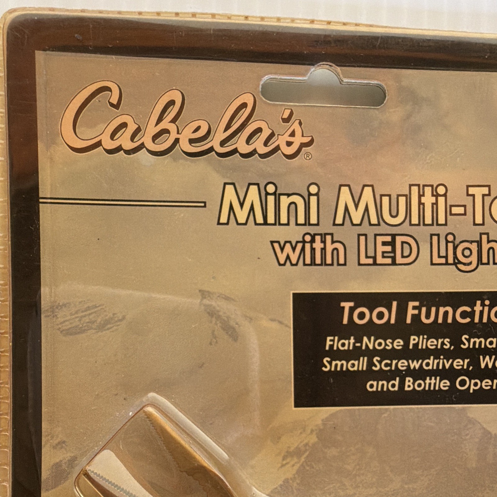 Cabela’s Mini Multi-Tool with LED Light and Nylon Case Brand New In Package