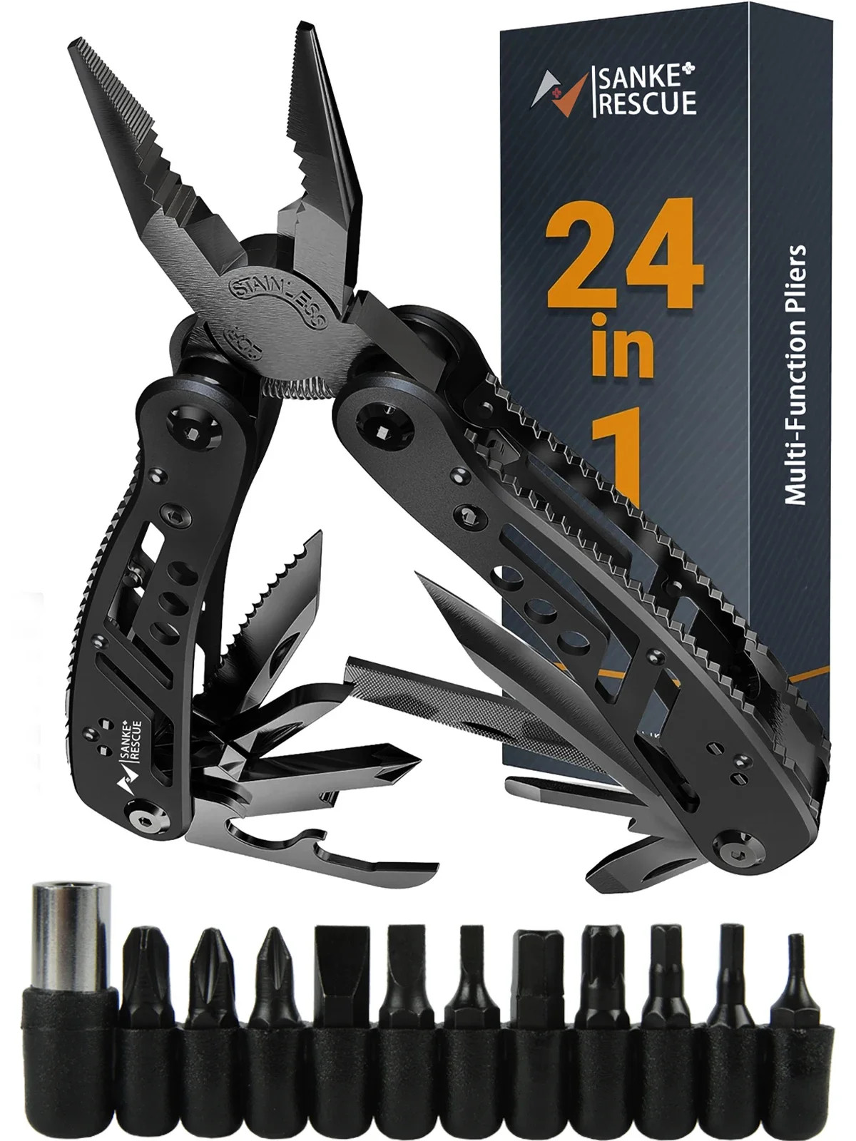 Multiherramienta 24 En 1 Con Alicates Para Camping, Caza Y Supervivencia Camping