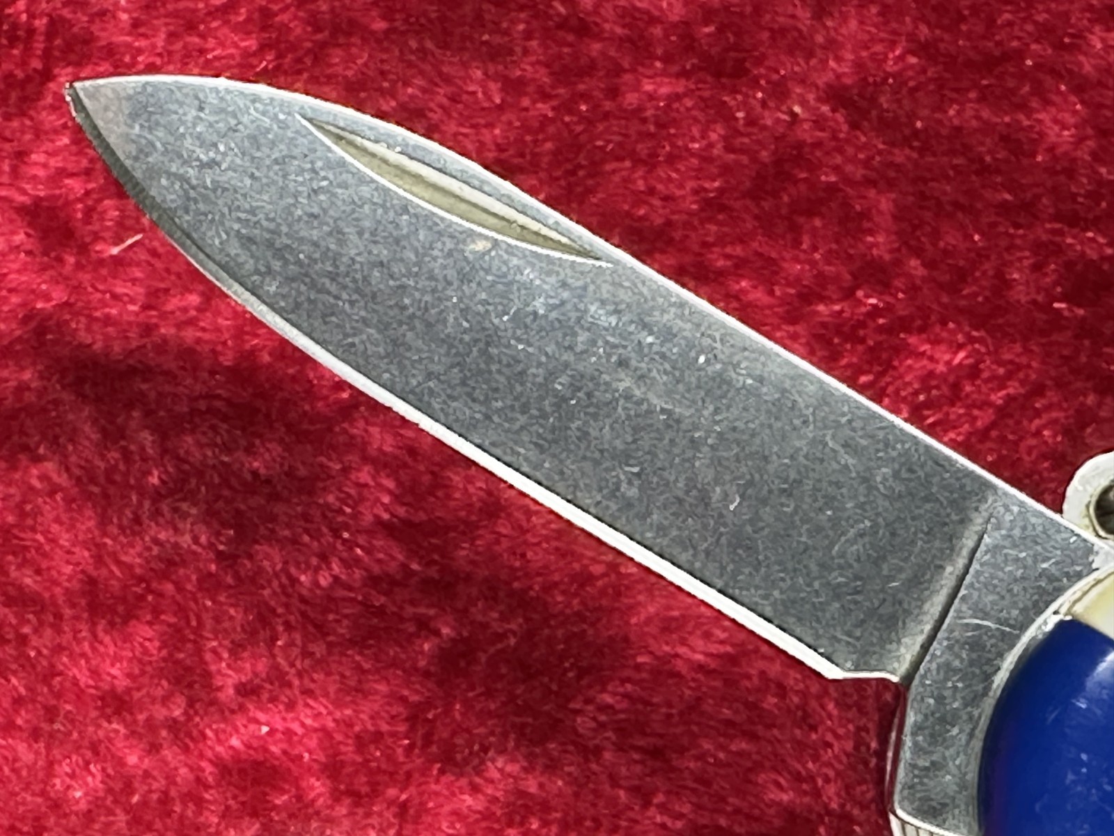 Victorinox Champion-C Motorola Blue Swiss Army Knife w/Pouch Rare Vintage (669)