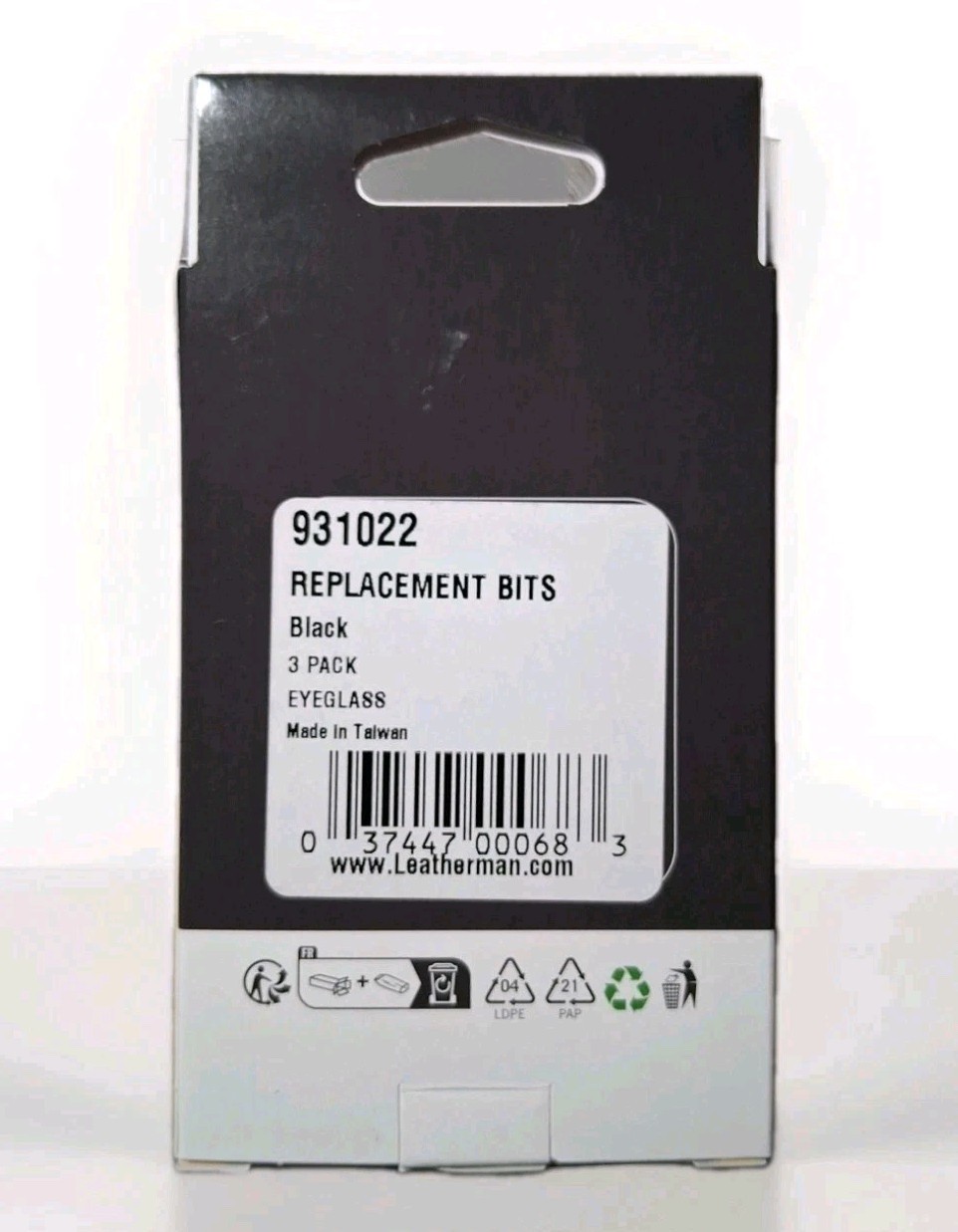 Leatherman® Eyeglass Replacement Bits 3 Pack, Wave+, Charge+ 931022 New w/box