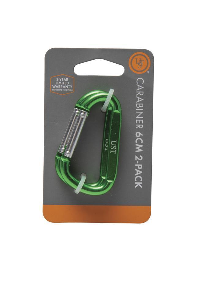 60lb. D-Ring Carabiner 2 Pack – Ships as Assorted Colors (NOT FOR CLIMBING)