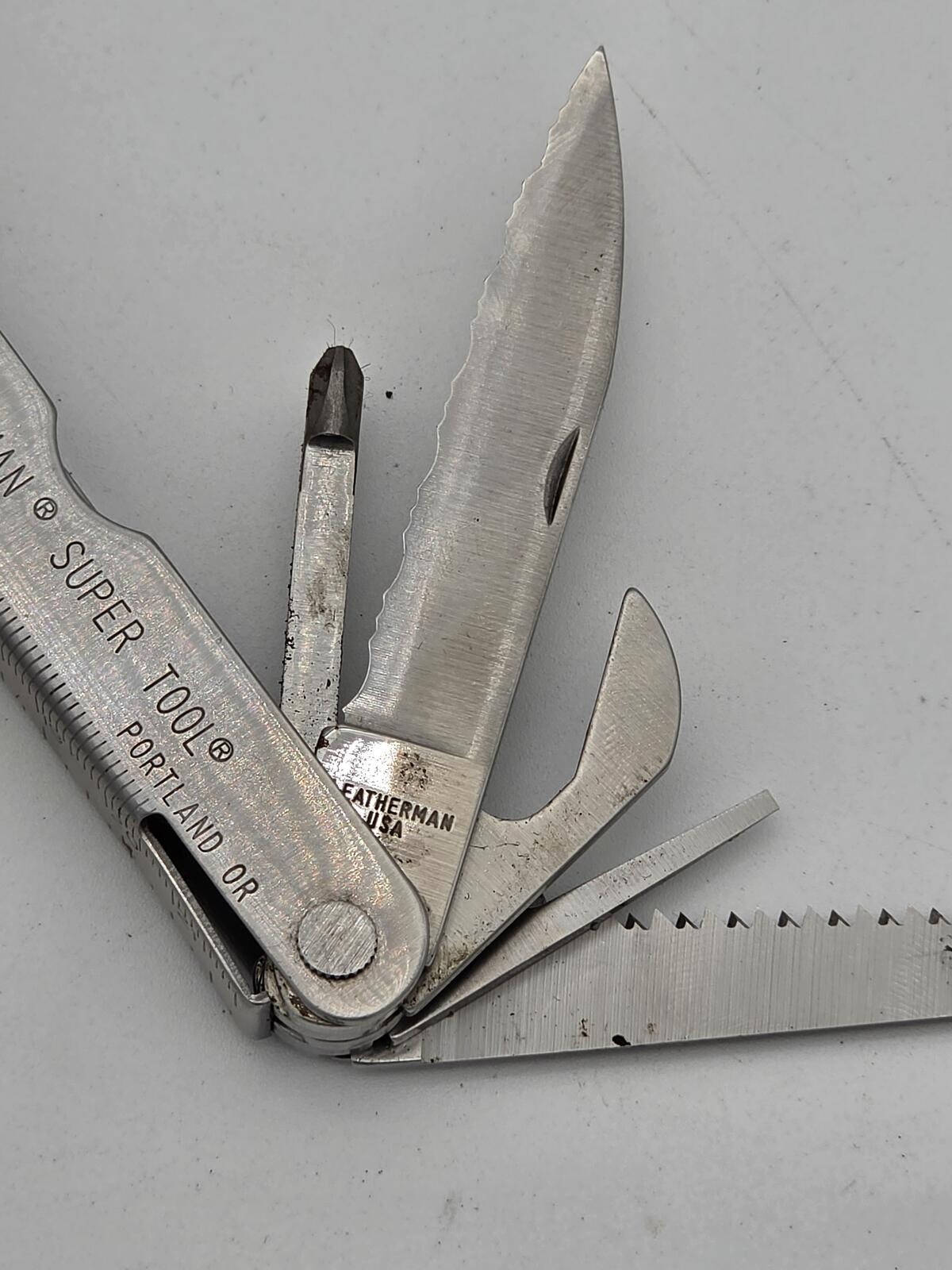 Vintage Leatherman Super Tool PAT PEND USA Multi Tool Portland OR