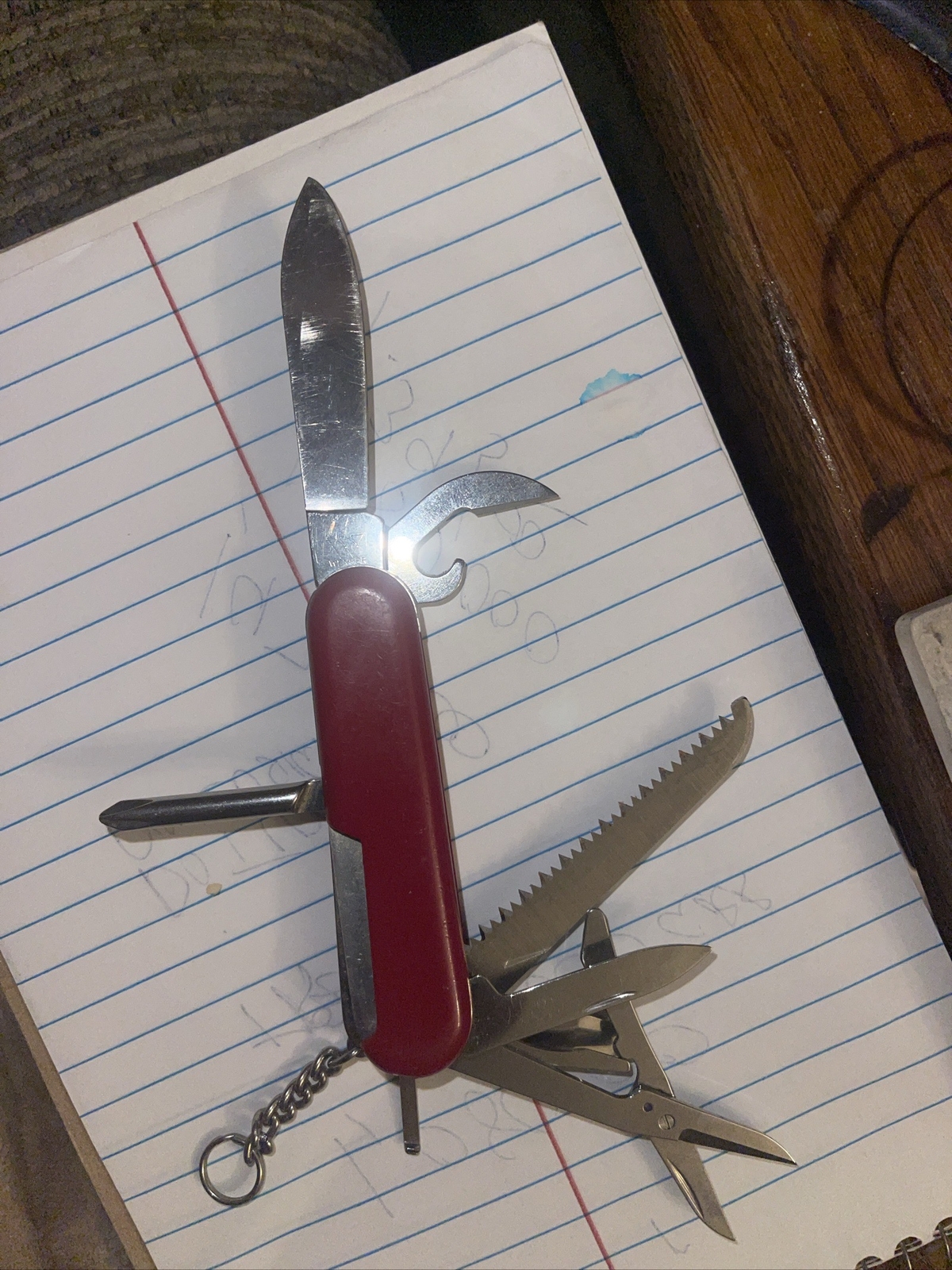 Wenger Delemont Swiss army knife The Yellow Pick Has Broken End As Shown