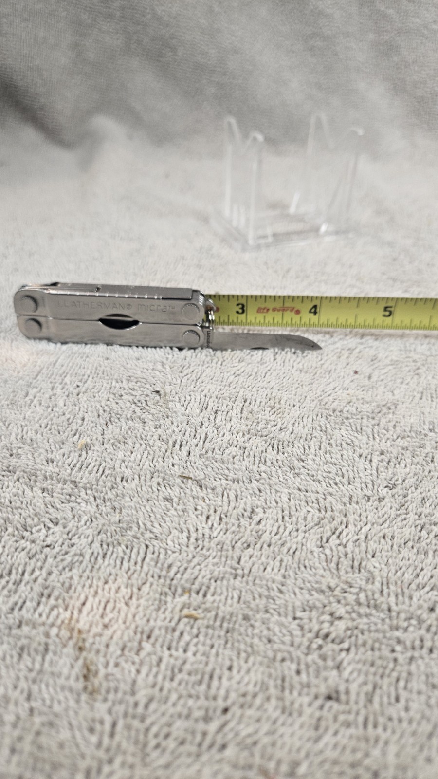 Leatherman Micra MultiTool Made In USA Scissors Knife Tweezers File Etc SEE PICS