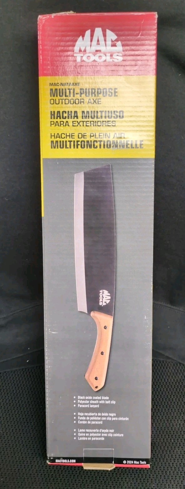 NEW MAC Tools 16″ Multi-purpose Outdoor Axe Black Oxide Coated Blade Sheath