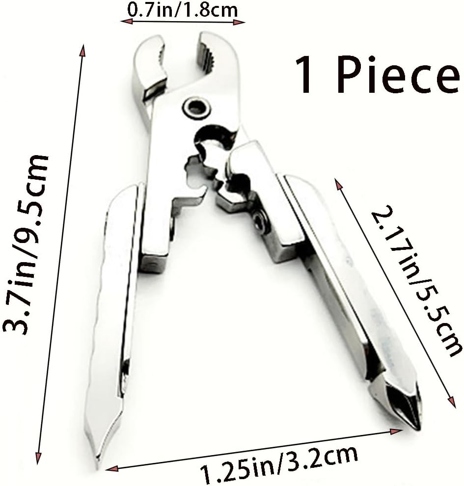 Stainless Steel Folding Maintenance Multifunctional plier,Portable Key Chain