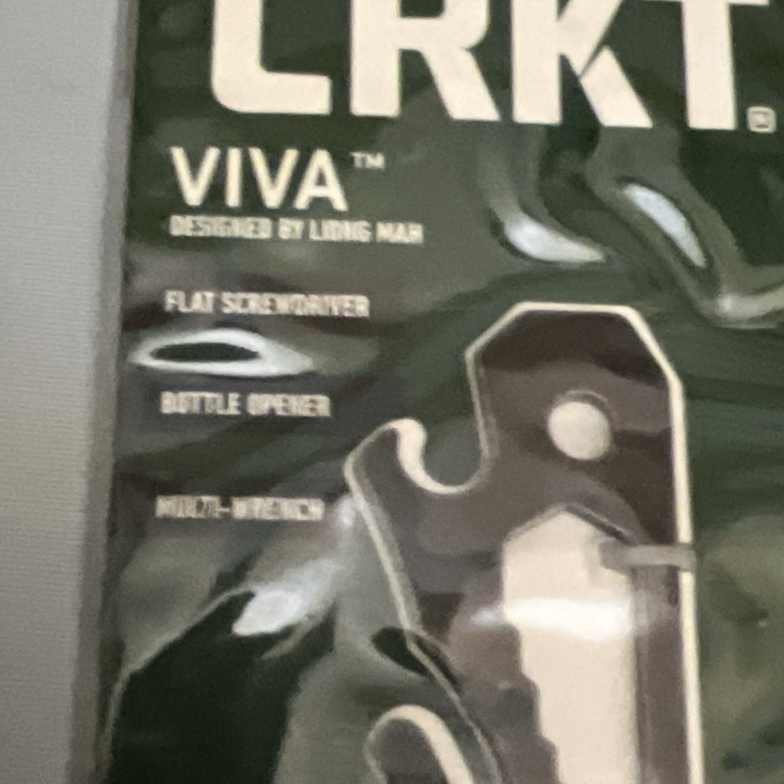 CRKT Viva Multi Tool ~ Flat Screwdriver Bottle Opener Multi Wrench ~ NEW