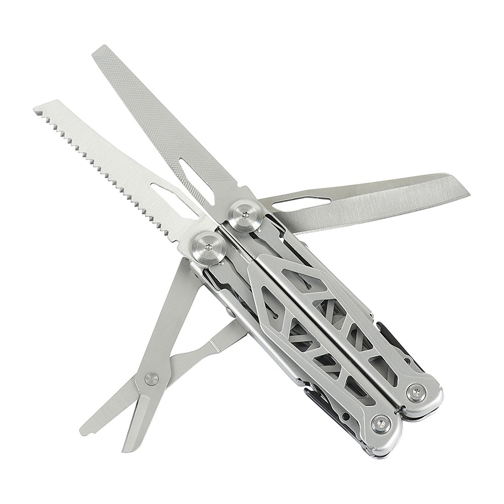 M-Tac Multitool Type 3 Pliers Knife Saw Scissors Screwdriver Stainless Steel Case