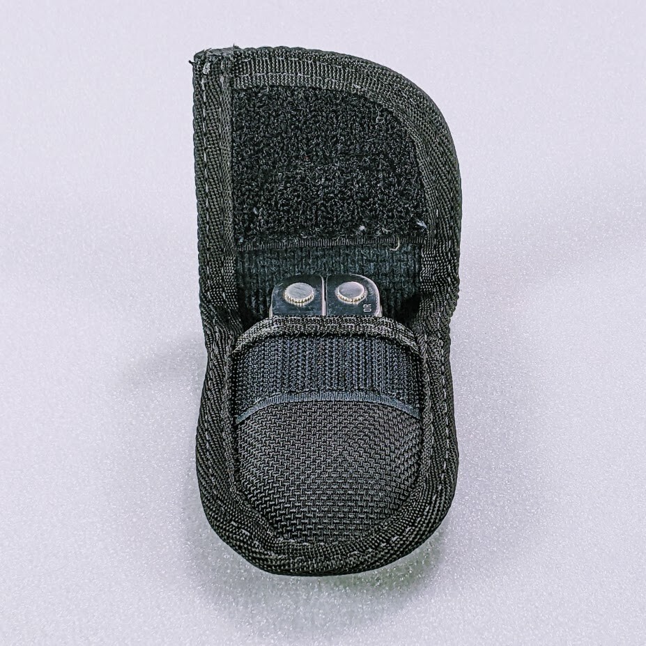 Leatherman Mini multi-tool w/ Embroidered nylon sheath, WARN promotional – RARE!